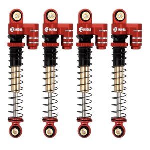 Aluminum Threaded Tele Shock Absorber oil Damper for 1/24 RC Crawler FMS FCX24